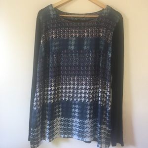 Linea Domani Tunic Top EUC XL